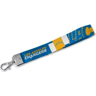 Rico Industries NFL Fodbold Los Angeles Chargers Standard håndled Lanyard Key Chain Cute Wristlet Strap Keychain Holder for Women Men Car Keys ID