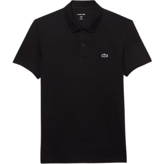 LACOSTE Polo klassisk bomuld, sort