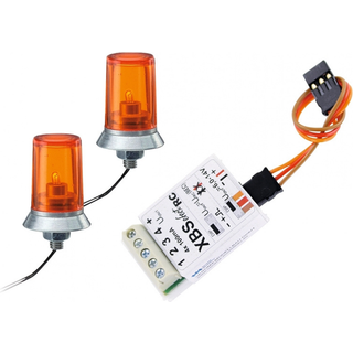 Carson - 24x15mm Orange Flashing Light w/Elec.(2)