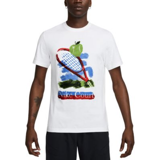 NikeCourt-tennis-T-shirt til mænd - hvid - L