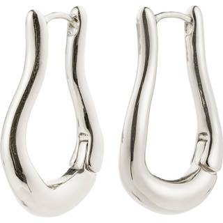 Pilgrim UNFOLD hoops sølvbelagt