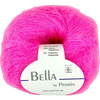 Bella Mohair - By Permin Fv. 292 Neon Pink