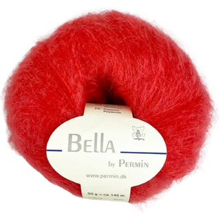 Bella Mohair - By Permin Fv. 294 Cinnober