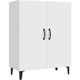 skænk 70x34x90 cm konstrueret træ hvid