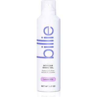 Billie Skyfoam Shave Gel - Lavendelmælkduft - vandaktiveret skum - lavet med aloe & agurk - for en tæt glat barbering - 6,7 fl oz