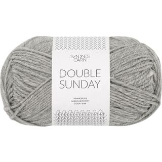 Double Sunday garn fra Sandnes Garn - Gråmeleret