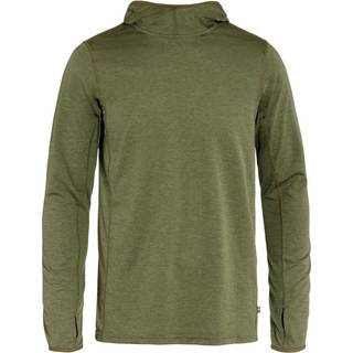 Fjällräven Abisko Sun-Hoodie Funktionsshirt Herrer størrelse XS farve olivengrøn