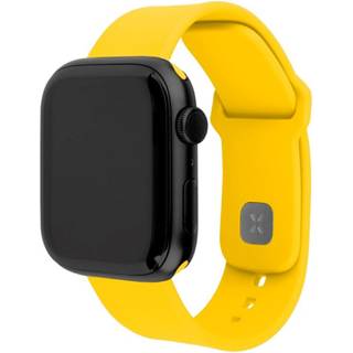 Fixed Silicone rem til Apple Watch - gul (På lager i varehus)