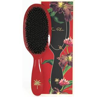 Fan Palm Brush Medium - Red Poppy