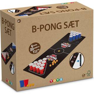 Beer Pong sæt m/bolde, krus og dug, 27 dele [Levering: 1-2 dage]