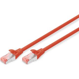 DIGITUS CAT 6 S-FTP patch cord, Cu, LSZH, 10 m, red (IT/IT-tilbehør)