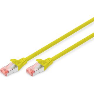 DIGITUS Patch Cable - patch cable - 10 m - yellow RAL 1018 - 10 meter