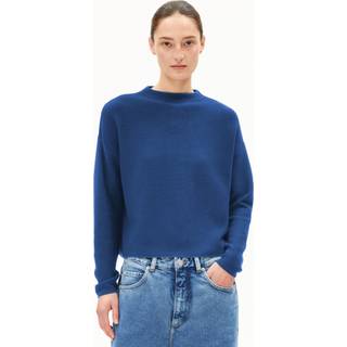 ARMEDANGELS Women's Merinaa Links Links Sweatere Damer størrelse XL farve blå