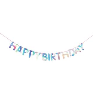 Paper Poetry Girlande Happy Birthday Irisierend