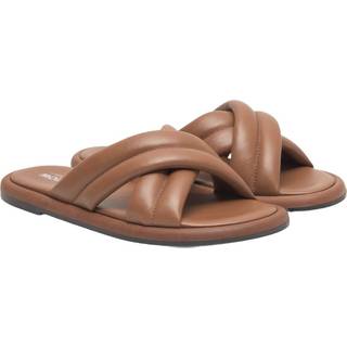 Lotta Cross Mule Sandaler, Tan, 38
