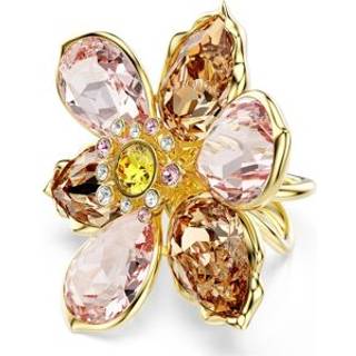 Idyllia Motivring, Verschiedene Schliffe, Blume, Goldlegierungsschicht