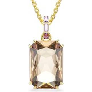 Swarovski Gold Millenia Caramel Octagon Cut Necklace - 65cm