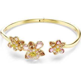 Idyllia Armreif, Verschiedene Schliffe, Blume, Mehrfarbig, Goldlegierungsschicht