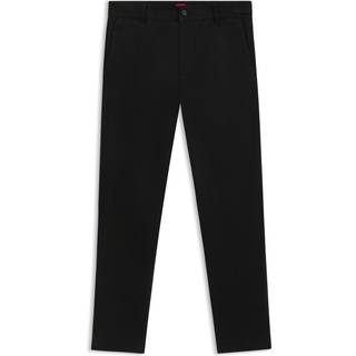 Slim fit chinos i merceriseret bomuldstwill
