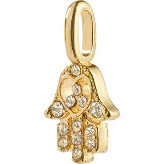 Pilgrim CHARM mini hamsa vedhæng guldbelagt