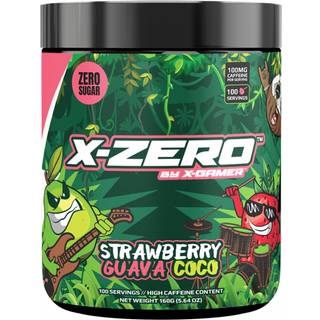 X-Gamer X-Zero Strawberry Coco Guava - 100 Portioner