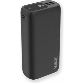 Wave Ultrapower backup batteri, 30.000 mAh, sort
