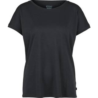 Stoic Women's Merino155 LaholmSt. Loose Shirt Merino-shirt Damer størrelse S farve sort