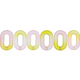 itoshii Kettenglieder matt - Pink/Gelb
