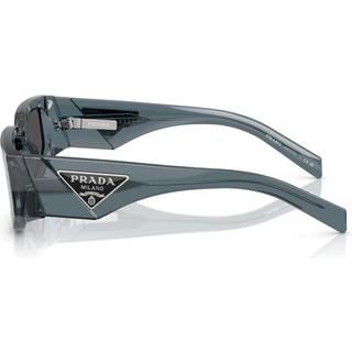 Prada Mand PR 09ZS 17T08Z Solbriller Acetat Blå Grå Firkantet Normal