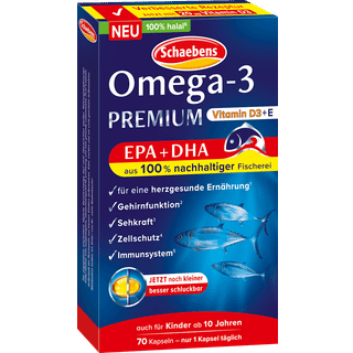 Schaebens Omega-3 Premium kapsler