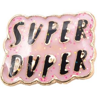 Pin Super Duper 17x13mm - Mehrfarbig