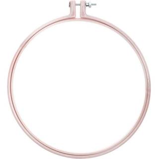 Stickring aus Kunststoff mauve 20,3cm - Rosa