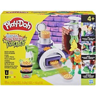Play-Doh Teenage Mutant Ninja Turtles Modellervoks Slice & Blast Pizza Legesæt