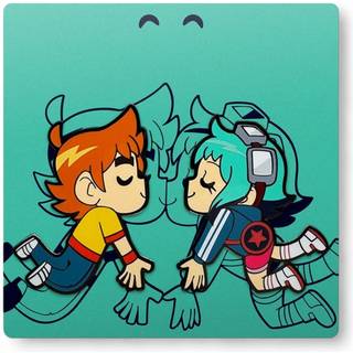 Scott Pilgrim Pin Badge Scott & Ramona Kissing 5 cm