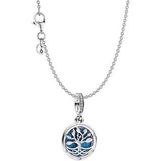 Pandora 28187 Damen-Halskette Silber Leuchtender Unendlichkeitsbaum