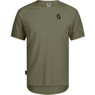 Scott Tee Trail Vertic Pro S/S Cykeljersey Herrer størrelse XXL farve olivengrøn