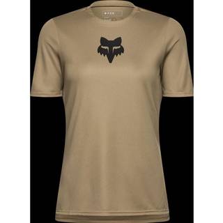 FOX Racing Women's Ranger S/S Jersey Fox Head Cykeljersey Damer størrelse S farve beige