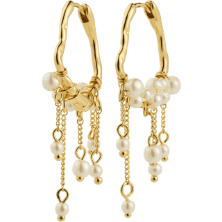 Jasper Øreringe, Gold Plated