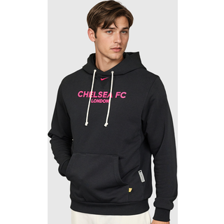 Chelsea FC Standard Issue Third Nike Dri-FIT-pullover-fodboldhættetrøje til mænd - sort