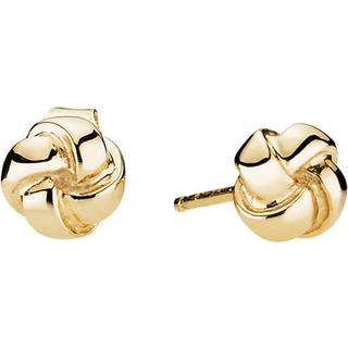 Lund Copenhagen 8 kt guld knude ørestikker Ø 5,5 mm