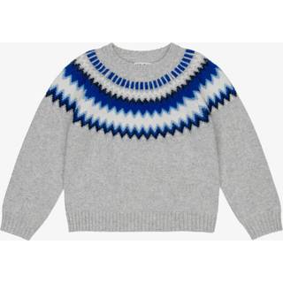 Molo Baes Wool Strikket Sweater Nordic Blues  Nordic Blues 110/116 cm Wool Grå  110/116 cm  mand