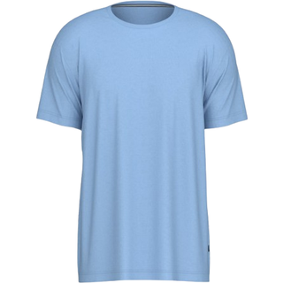 CALIDA Herren T-Shirt blau Reine Baumwolle unifarben