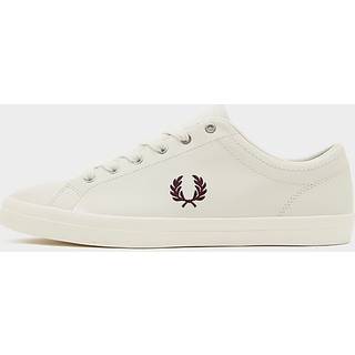 Fred Perry Baseline Leather Trainers Ecru