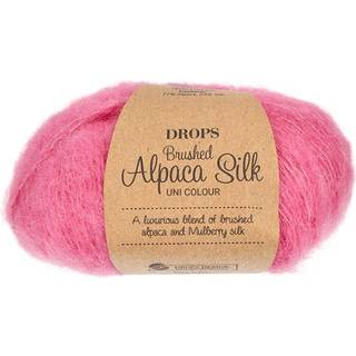 Drops Brushed Alpaca silk Uni stærk rosa 31
