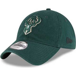 Ny æra NBA Core Classic 9Twenty Justerbar Hat Cap One Size Passer til alle (Milwaukee Bucks Green)