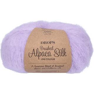 Drops Brushed Alpaca Silk garn - Sød Orkidé