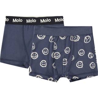 Molo GOTS Justin 2-pak Boxershorts Moods Blue 98/104 cm    98/104 cm  Unisex