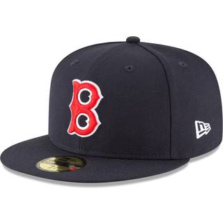 Ny æra MLB 59Fifty Cooperstown Authentic Collection monteret på Field Game Cap Hat (7 7/8 Boston Red Sox Navy Cooperstown)