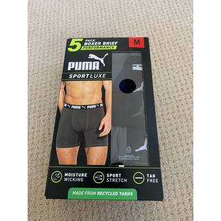 PUMA MENNES MICROFIBER BOXER KORT 5-PACK (Medium Black / Gray / Blue)