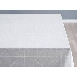 Økologisk Damaskdug fra SØDAHL - REFINED WHITE 140x220 cm.